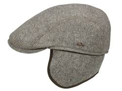 Göttmann Jackson-K Flatcap aus Wolle mit Ohrenklappen - Taupe (20) - 56 cm von Göttmann