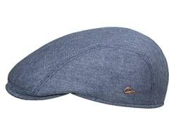 Göttmann Jackson Melierte Flatcap aus Seide mit UV-Schutz - Jeans (51) - 57 cm von Göttmann