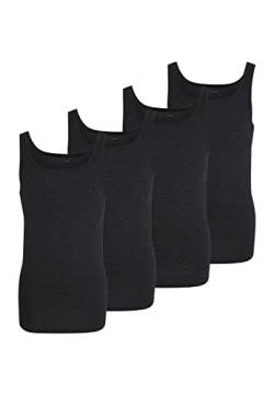 Götzburg 4er Pack Herren Unterhemd Classic Tank Top quergestreift - gekämmte Feinripp 6 von Götzburg