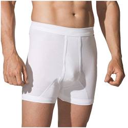 Götzburg Herren 641112-11 Retroshorts, Weiß (Weiss 1), Large (Herstellergröße: 6) von Götzburg