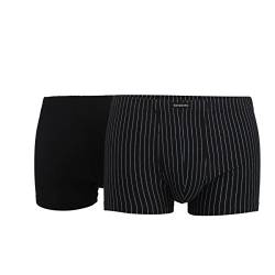 Götzburg Herren 742174-6015 Retroshorts, Schwarz (Black 799), Large (Herstellergröße: 6) (2er Pack) von Götzburg