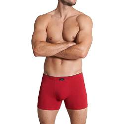 Götzburg Herren Boxershorts Long Pants X-Lastic | 2er Pack (as3, Alpha, l, Regular, Regular, Rot/Schwarz) von Götzburg