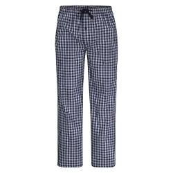 Götzburg Herren Pyjama Hose lang, Trousers (52, Blau kariert) von Götzburg