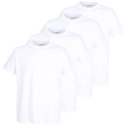 Götzburg Herren T-Shirts Rundhals Kurzarm | 4 Stück | weiß, Gr.5XL von Götzburg