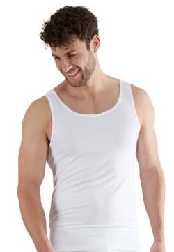 Götzburg Herren Tank-Top, Baumwolle, Single Jersey, weiß, Uni 5 von Götzburg