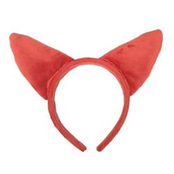 Gogogmee 2st Cartoon-fuchs-ohr-stirnband Plüsch-ohr-haarreifen Fuchsohr Haarreifen Fuchsohren Für Frauen Kostüm-requisiten Stirnband Mit Katzenohren Fuchs-cosplay Tier Kleidungsstücke Kind von Gogogmee