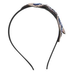 Gogogmee Perlen-party-kopfschmuck Elastische Haargummis Schwarzes Stirnband Strass-kopfschmuck Abschlussball-tiara Flapper-stirnband 1920er Jahren Haarband Braut Edelsteinperlen Elastizität von Gogogmee