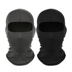 Goiern® 2 Stück Balaclava Gesichtsabdeckung Ski Maske Motorrad Maske Fahrrad Gesichtsmaske Balaclavas dünn und atmungsaktiv Winddicht multifunktional von Goiern