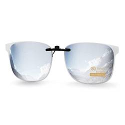 Goiteia Polarisierte Retro Clip auf Sonnenbrille über Verschreibung Brille Männer Frauen, UV400 & CE von Goiteia