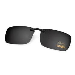 Goiteia Polarisierte Sonnenbrille Clip für Brillenträger - Sonnenbrille Zum Aufstecken Polarisiert, Sonnenbrillen Aufsatz Brille Damen Herren von Goiteia