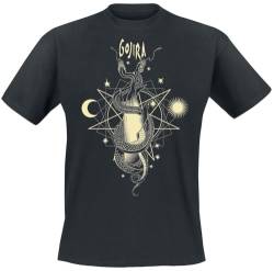 Gojira Celestial Snakes Männer T-Shirt schwarz XXL 100% Baumwolle Band-Merch, Bands von Gojira