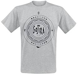 Gojira Moon Phases Männer T-Shirt grau meliert XL von Gojira