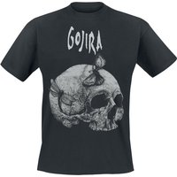 Gojira T-Shirt - Moth Skull - S bis XXL - für Männer - Größe S - schwarz  - Lizenziertes Merchandise! von Gojira