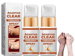 Acanthoclear Therapy Spray, Acanthosis Nigricans Therapy Oil, Dark Spot Corrector Oil Whitening Serum, for All Skin Types (2pcs) von Gokame