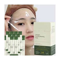 Collagen Firming Sleeping Mask, Korean Wash-free Collagen Firming Mask,Collagen Protein Firming Face Care Moisturizing Mask, Hydrating Anti-aging Face Masks (20pcs) von Gokame