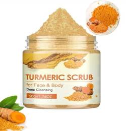 Turmeric Glow Skincare Set, Turmeric Face Wash & Scrub & Body Butter, Tumeric Facial Cream, Turmeric Face Scrub Exfoliating Face Wash, Hydrating Face Moisturizer, for All Skin Type (Frosting Cream) von Gokame