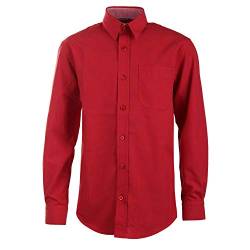 G.O.L. - Festliches Langarmhemd Jungen (Hemd ohne Krawatte), rot,164 - Größe 164 von Gol