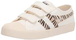 Gola Damen Coaster Safari Strap Sneaker, Off White/Zebra, 38 EU von Gola