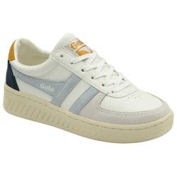 Gola Damen Grandslam Trident Sneaker, Weiß Eisblau Sonne, 37 EU von Gola