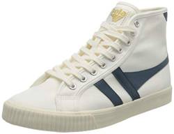 Gola Damen Tennis Mark Cox High Sneaker, Off White/Vintage Blue, 36 EU von Gola
