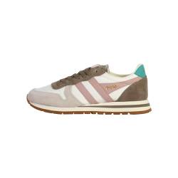 Gola Daytona Chute Sneaker für Damen, Off-White/Rhino/Chalk Pink, 41 EU von Gola