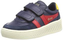 Gola Grandslam Classic Velcro Sneaker, Navy/Red/Sun, 29 EU von Gola