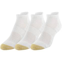 Gold Toe Damen Aquafx Zone Liner Socken mit Lasche, 3 Paar, Weiss/opulenter Garten, Medium von Gold Toe