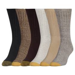 Gold Toe Damen mehrfarbig Legere Socken, Braun 2 Mix, 42-45 EU von Gold Toe