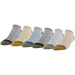 Gold Toe Herren 656f Baumwoll, sichtbar, mehrere Socken, Rost Sortiert (6 Paar), Large (6er Pack) von Gold Toe