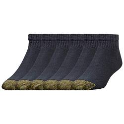 Gold Toe Herren 656p Cotton Quarter Athletic Socks, Multipairs casual socks, Schwarz, Einheitsgröße EU von Gold Toe