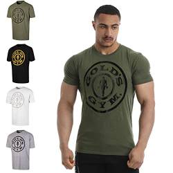 Gold's Gym Herren Ggts149 Gym T-Shirt, Army/Schwarz, M von Gold's Gym