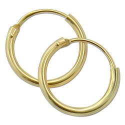 GoldDream Gold Ohrring Creolen 13mm Simply Echtschmuck 333 Gelbgold GDO0022Y Gold Creole von GoldDream