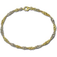 GoldDream Goldarmband GoldDream 8 Karat Armband 18,5cm 333er (Armband, Armband), Echtgold Armband (8 Karat) ca. 18,5cm, Gold, 333er Gelbgold und Weißgo von GoldDream