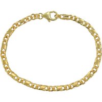 GoldDream Goldarmband GoldDream Armband Dollar-Kette 8Karat (Armband), Damen, Herren Armband (Dollar) ca. 19cm, 333 Gelbgold - 8 Karat, Farbe von GoldDream