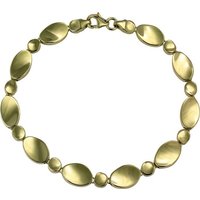 GoldDream Goldarmband GoldDream Armband Dots Zirkonia 333 Gold (Armband), Damen Armbänder ca. 19cm, 333 Gelbgold - 8 Karat, Farbe: gold von GoldDream