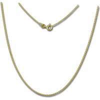 GoldDream Goldkette GoldDream Collier 333 Gelbgold 45cm (Collier), Damen Colliers ca. 45cm, 333 Gelbgold - 8 Karat(Anker) Echtgold, 333 von GoldDream