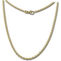 GoldDream Goldkette GoldDream Collier Halskette 333Gold (Collier), Damen Colliers Halskette 50cm, 333 Gelbgold - 8 Karat Echtgold, 333er von GoldDream