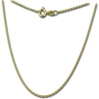 GoldDream Goldkette GoldDream Collier Halskette 8K Gold (Collier), Damen Colliers Halskette 45cm, 333 Gelbgold - 8 Karat Echtgold, 333er von GoldDream