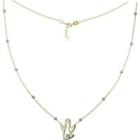 GoldDream Goldkette GoldDream Damen Colliers Halskette Engel (Collier), Damen Colliers Halskette (Engel) 43cm bis 45cm, 333 Gelbgold - 8 Karat von GoldDream