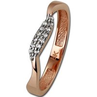 GoldDream Goldring GoldDream 8 Kt Gold Ring Gr.54 Welle (Fingerring), Fingerring Größe 54 (17,2), 333 Rosegold - 8 Karat (Welle) Echtgold, 3 von GoldDream