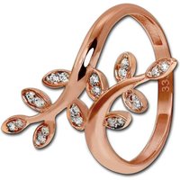 GoldDream Goldring GoldDream Ring Damen Gr. 56 Ranke 8K (Fingerring), Damen Ring Echtgold, 333er Rosegold, rose, weiß, Ranke von GoldDream