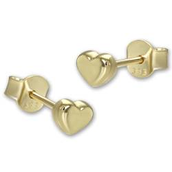 GoldDream Ohrstecker Herz Ohrring 333er Gold Echtschmuck GDO5705Y Gold Ohrstecker von GoldDream