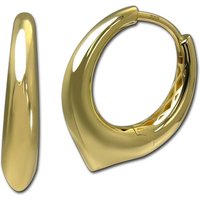 GoldDream Paar Creolen GoldDream Creole Klassik 20mm Ohrring (Creole), Damen Creolen Klassik 333 Gelbgold - 8 Karat, Länge ca. 20mm von GoldDream