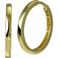 GoldDream Paar Creolen GoldDream Creole Simple 21mm Ohrring (Creolen), Damen Creolen Simple aus 333 Gelbgold - 8 Karat, Farbe: gold von GoldDream