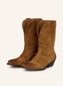 Golden Goose Cowboy Boots Wish Star braun von Golden Goose