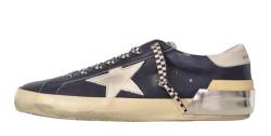 Golden Goose Superstar 50789 Herren-Sneakers Vintage aus Leder, blau, 41 EU von Golden Goose