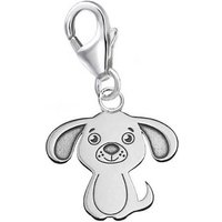 Goldene Hufeisen Charm-Einhänger Hund Karabiner Charm Anhänger für Bettelarmband 925 Silber (inkl. Etui), für Gliederarmband oder Halskette von Goldene Hufeisen