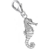 Goldene Hufeisen Charm-Einhänger Seepferd Karabiner Charm Anhänger für Bettelarmband 925 Silber (inkl. Etui), für Gliederarmband oder Halskette von Goldene Hufeisen