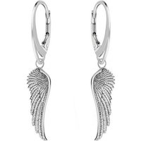 Goldene Hufeisen Paar Ohrhänger Engelsflügel Brisur Ohrringe aus 925 Sterling Silber Engel Flügel (1 Paar, inkl. Etui), Damen Ohrschmuck von Goldene Hufeisen