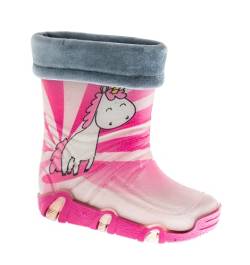 Goldkids Gummistiefel Regenstiefel Kinderstiefel gefüttert mit Innensocken Mädchen Jungen Unisex (Unicorn, numeric_21) von Goldkids